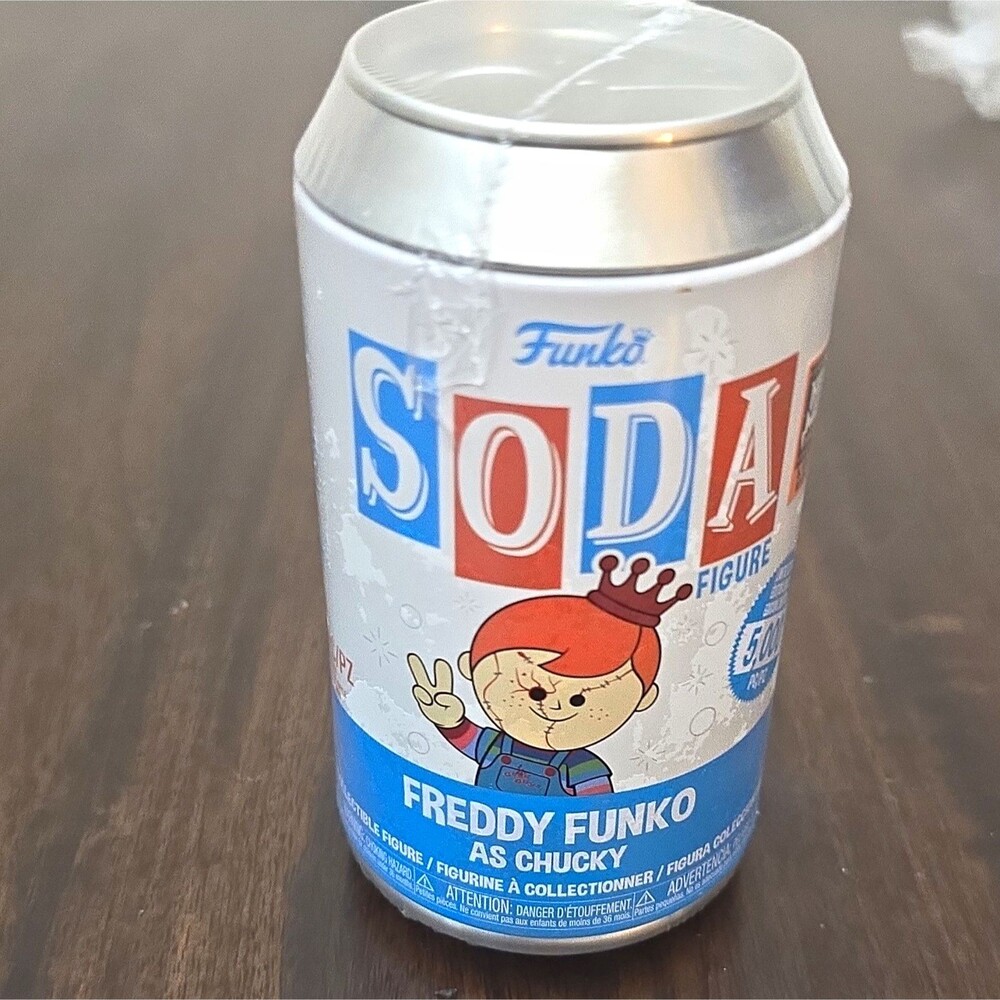 Funko Vinyl Soda: Freddy Funko as Chucky - Heavy Metal Halloween 2023 (5000)